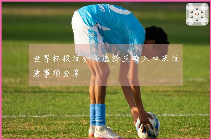 世界杯投注如何选择正确入口及注意事项分享